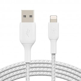 Belkin boost charge™ lightning to usb-a cable_braided 3m white